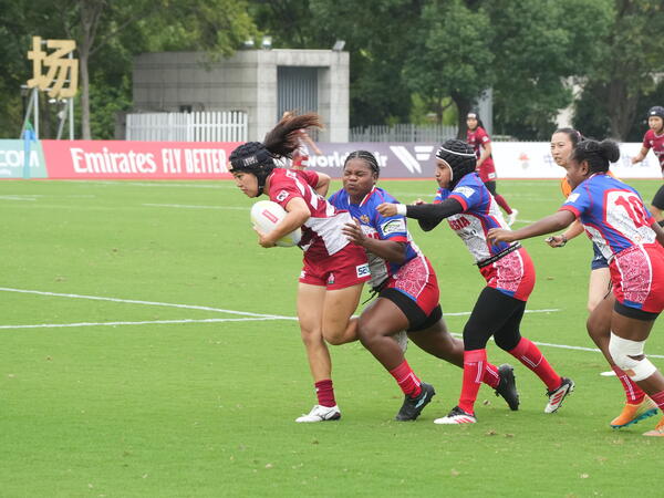 アジアラグビーエミレーツセブンズシリーズ2025中国大会 vs 女子インドネシア代表