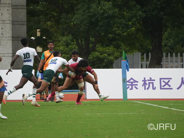 2025/9/20 アジアラグビーエミレーツセブンズシリーズ2025 中国大会 vsスリランカ代表