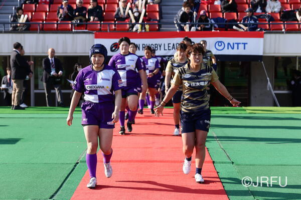 2026/1/17 第12回全国女子ラグビーフットボール選手権大会 準決勝 PEARLSvs横河武蔵野Artemi-Stars