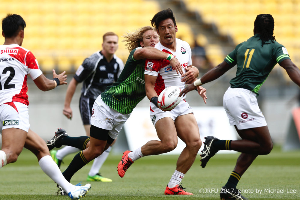 2017/1/28「HSBCワールドラグビーセブンズシリーズ2016-2017 ニュージーランド大会」男子セブンズ日本代表 大会第1日（プール戦）