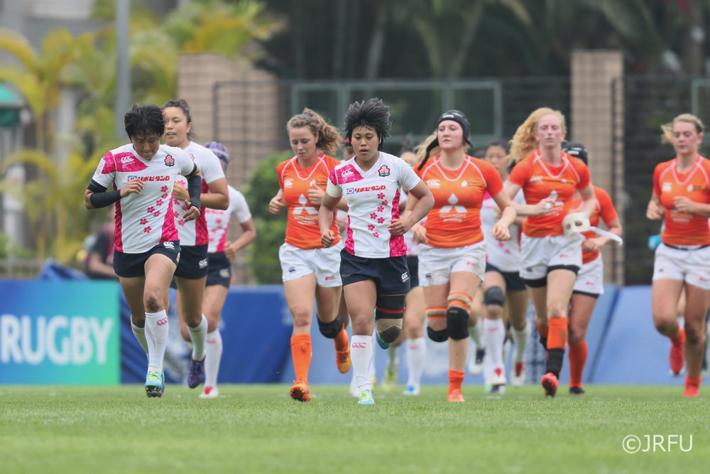 2017/4/6「HSBCワールドラグビー女子セブンズシリーズ2017-2018 コアチーム予選大会」第2戦 サクラセブンズ vs 女子セブンズオランダ代表