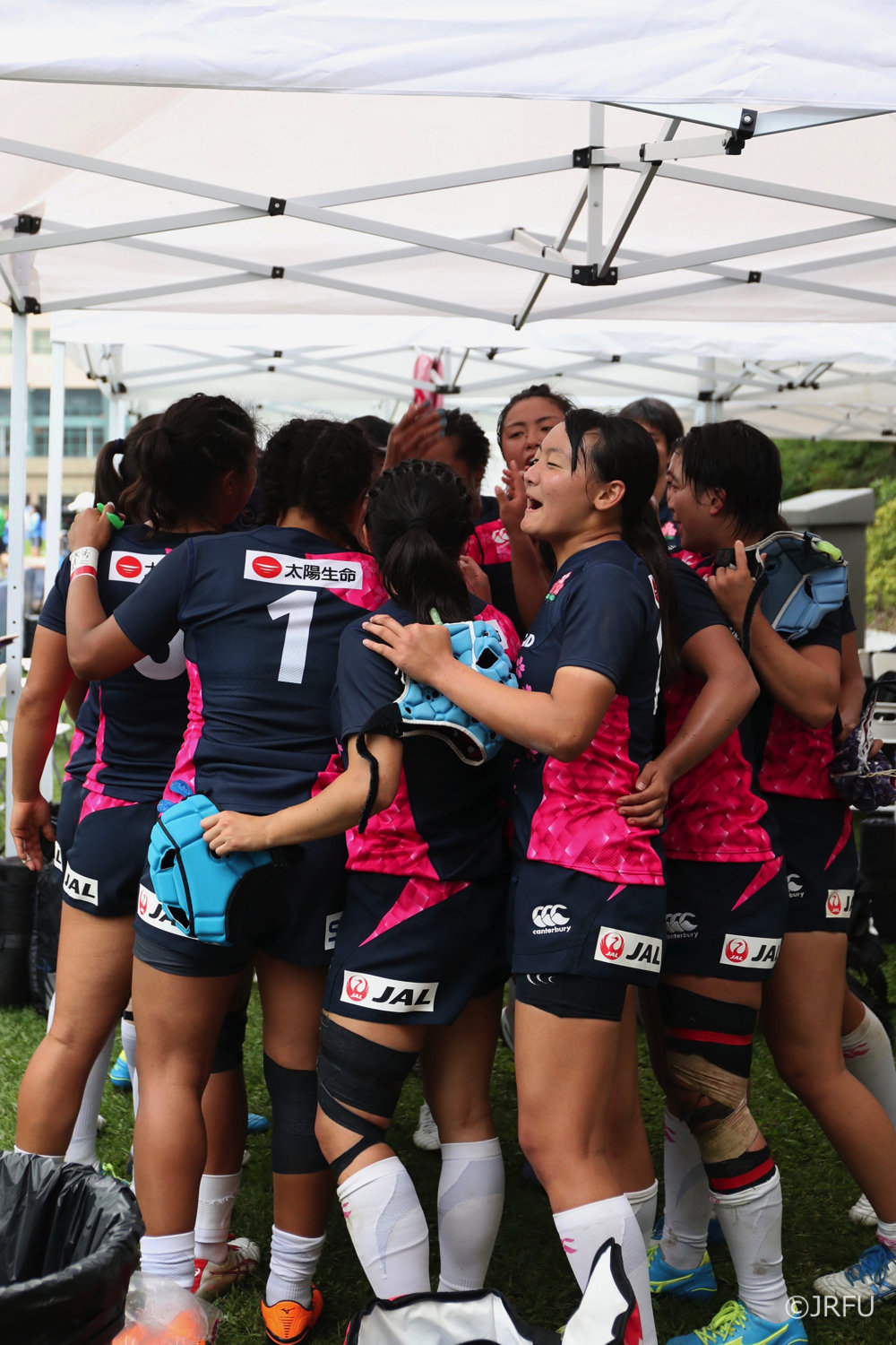 2017/4/6「HSBCワールドラグビー女子セブンズシリーズ2017-2018 コアチーム予選大会」第3戦 サクラセブンズ vs 女子セブンズ中国代表