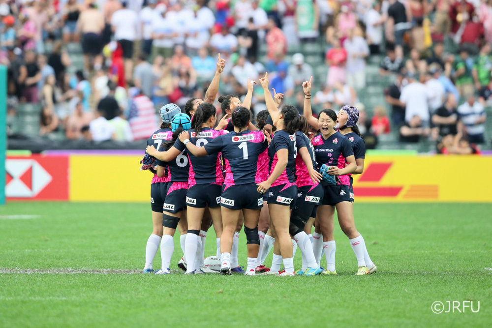 2017/4/7「HSBCワールドラグビー女子セブンズシリーズ2017-2018 コアチーム予選大会」決勝 サクラセブンズ vs 女子セブンズ南アフリカ代表