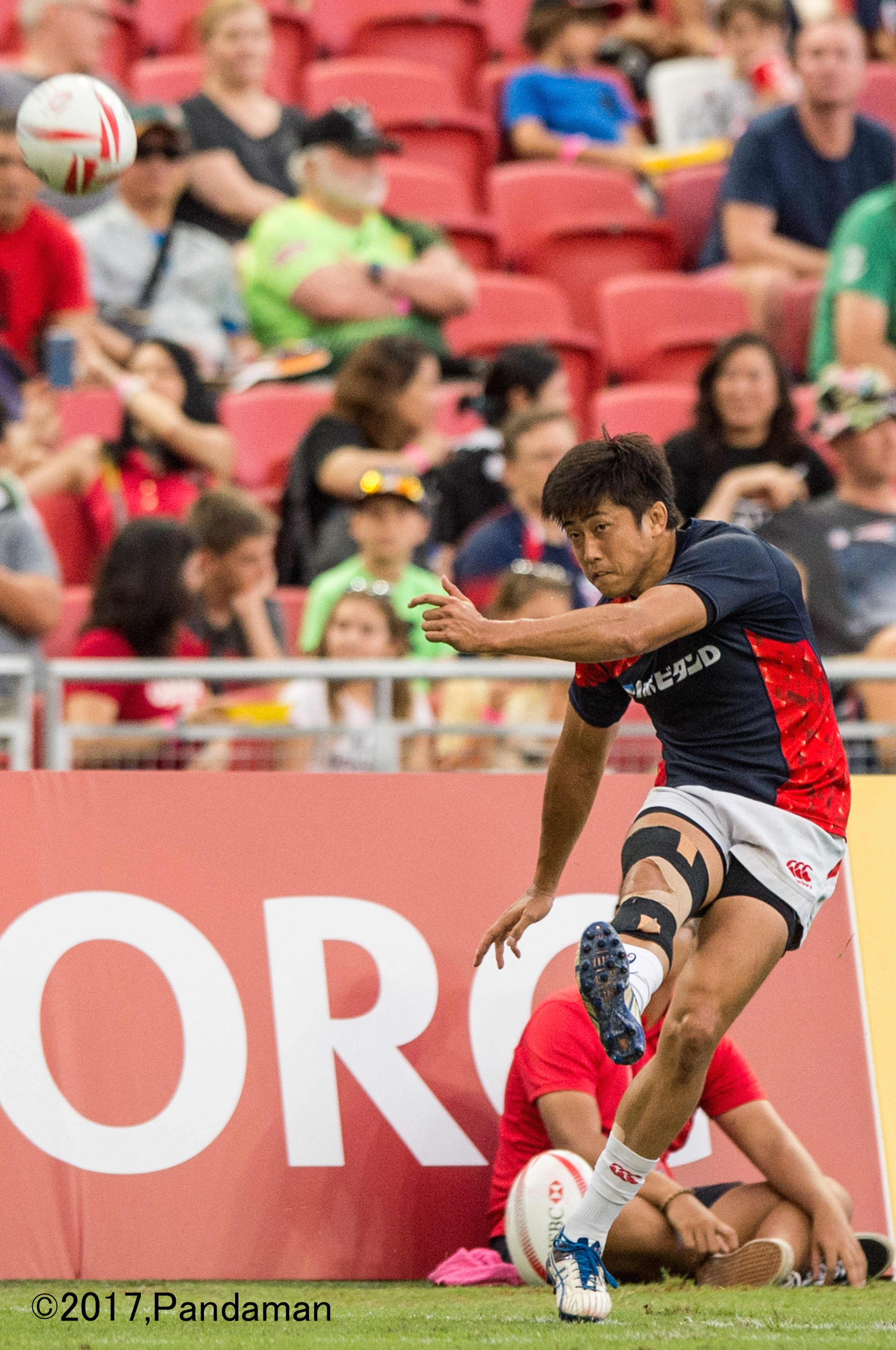 2017/4/15「HSBCワールドラグビーセブンズシリーズ2016-2017 第8戦 シンガポール大会」プールB 男子セブンズ日本代表 vs イングランド代表