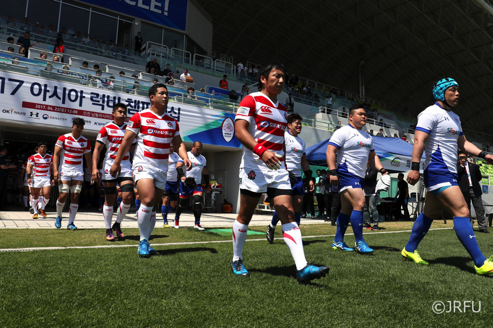 2017/4/23「アジアラグビーチャンピオンシップ2017」日本代表 vs 韓国代表