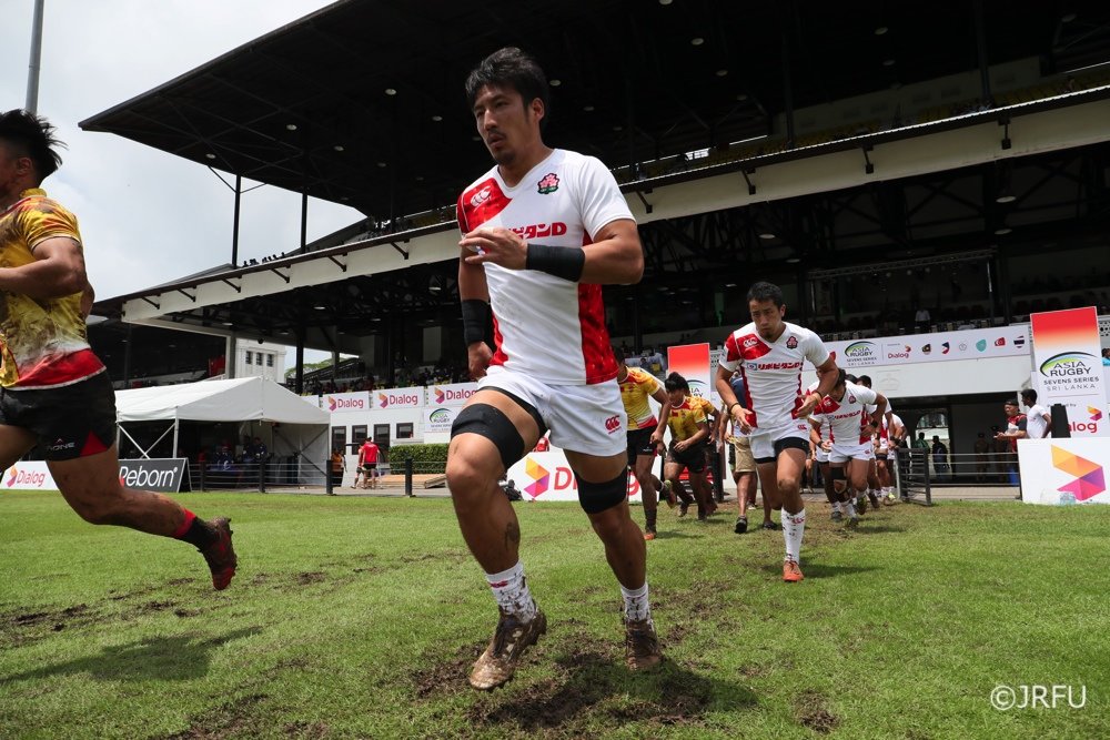 2017/10/15「アジアラグビーセブンズシリーズ2017」第3戦 スリランカ大会 カップ準々決勝 男子セブンズ日本代表 vs 中国代表