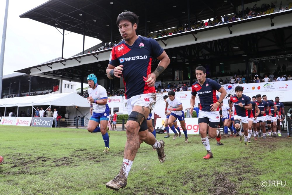 2017/10/15「アジアラグビーセブンズシリーズ2017」第3戦 スリランカ大会 カップ準決勝 男子セブンズ日本代表 vs 韓国代表