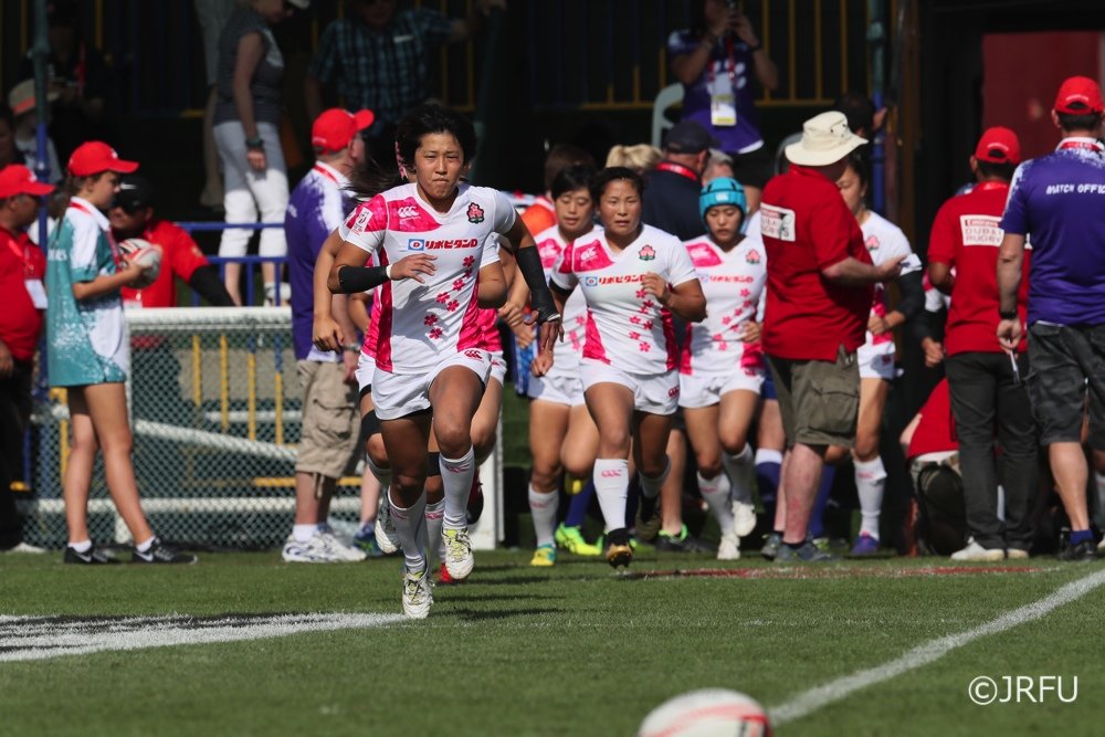 2017/11/30「HSBCワールドラグビー女子セブンズシリーズ2017-2018 第1戦 ドバイ大会」チャレンジトロフィー準決勝 女子セブンズ日本代表 vs アイルランド代表