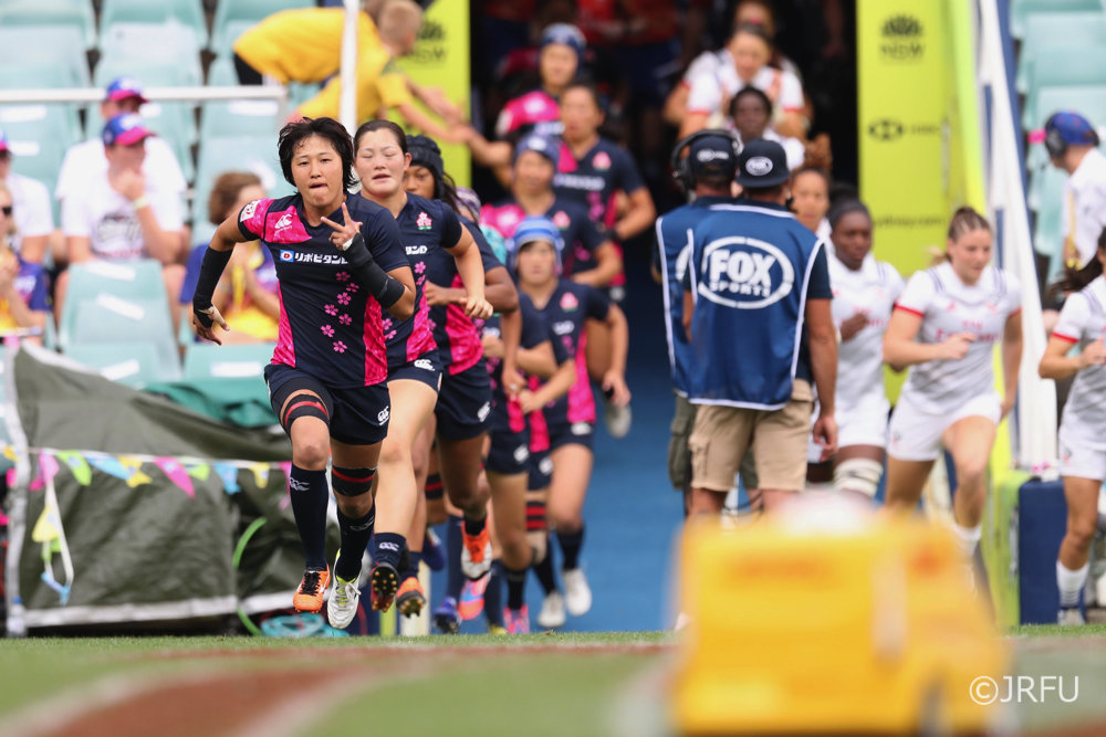 2018/1/26「HSBCワールドラグビー女子セブンズシリーズ2017-2018 第2戦 オーストラリア大会」プールB第2戦 女子セブンズ日本代表 vs アメリカ代表