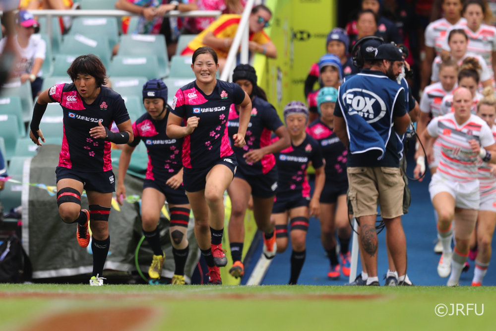 2018/1/26「HSBCワールドラグビー女子セブンズシリーズ2017-2018 第2戦 オーストラリア大会」プールB第3戦 女子セブンズ日本代表 vs イングランド代表