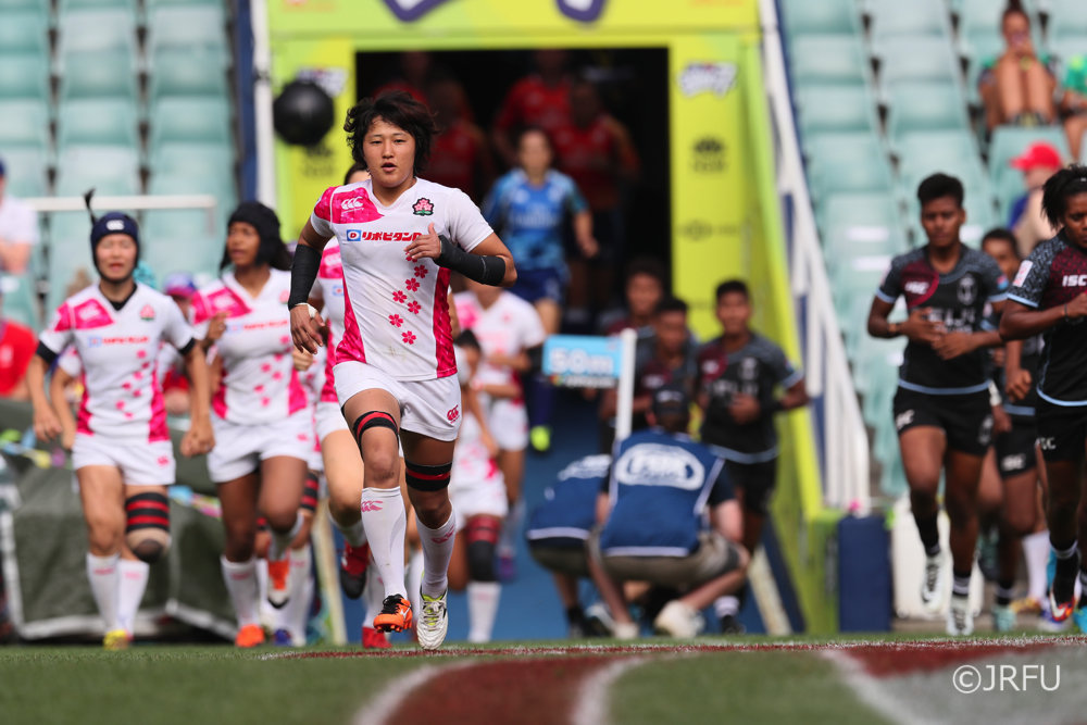 2018/1/27「HSBCワールドラグビー女子セブンズシリーズ2017-2018 第2戦 オーストラリア大会」チャレンジトロフィー準決勝 女子セブンズ日本代表 vs フィジー代表