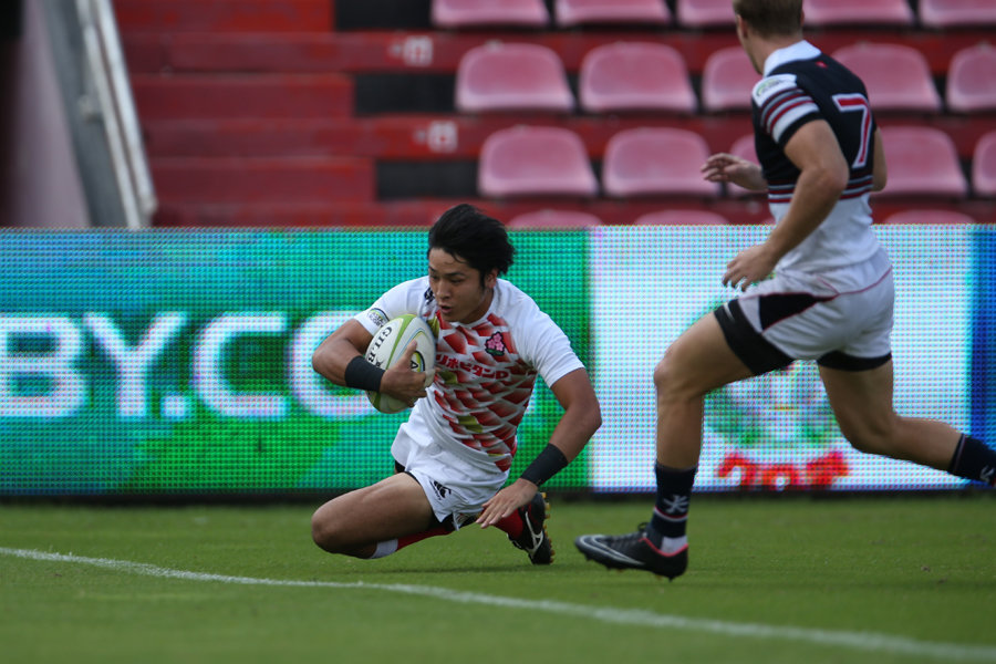 2015/9/27「アジアラグビー セブンズシリーズ 第2戦 タイセブンズ」カップ準決勝 男子セブンズ日本代表 vs 香港代表