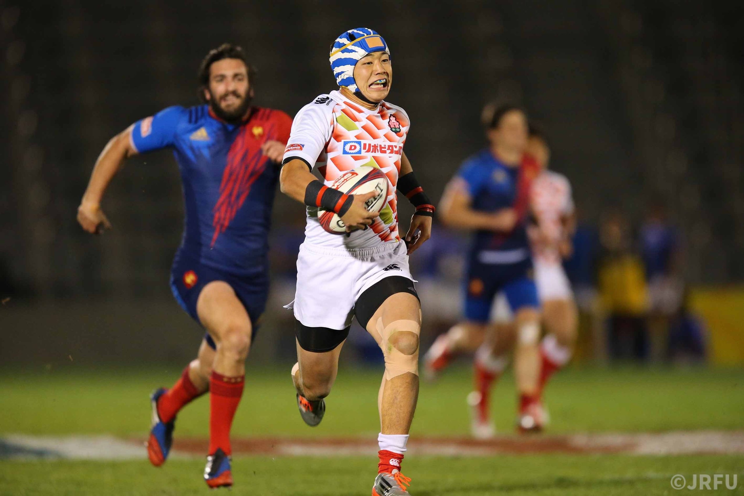 2015/4/4「HSBCセブンズワールドシリーズ2014-2015 東京セブンズ」プールD第3戦 男子セブンズ日本代表 ｖｓ フランス代表