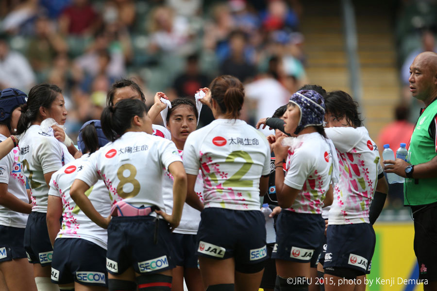 2015/11/7,8「女子7人制ラグビーアジア予選香港大会」プールC第2戦 サクラセブンズ vs スリランカ代表