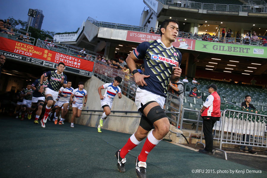 2015/11/7,8「7人制ラグビーアジア予選香港大会」プールA第3戦 男子セブンズ日本代表 vs 韓国代表