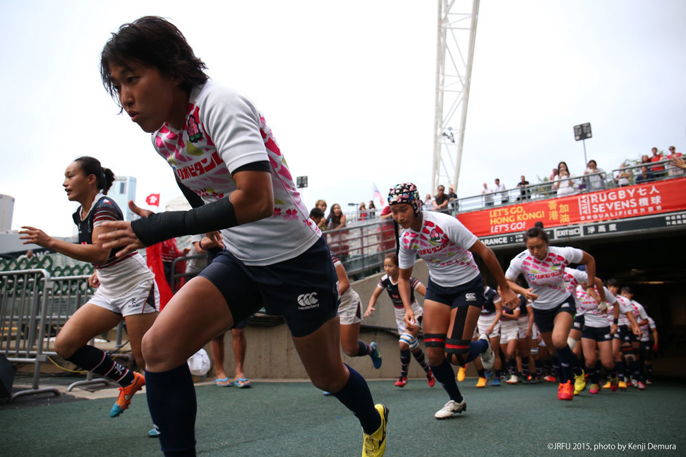 2015/11/7,8「女子7人制ラグビーアジア予選香港大会」プールC第3戦 サクラセブンズ vs 香港代表