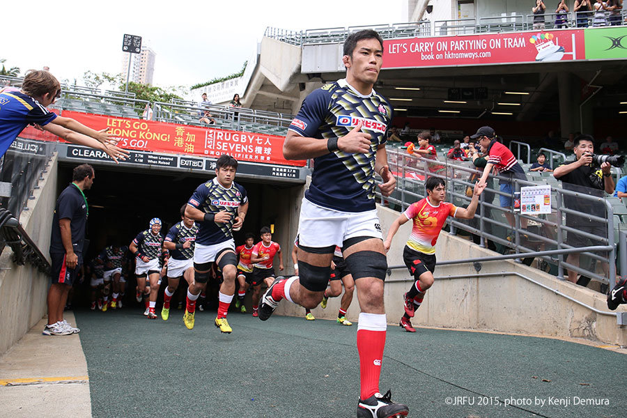 2015/11/7,8「7人制ラグビーアジア予選香港大会」プールA第4戦 男子セブンズ日本代表 vs 中国代表