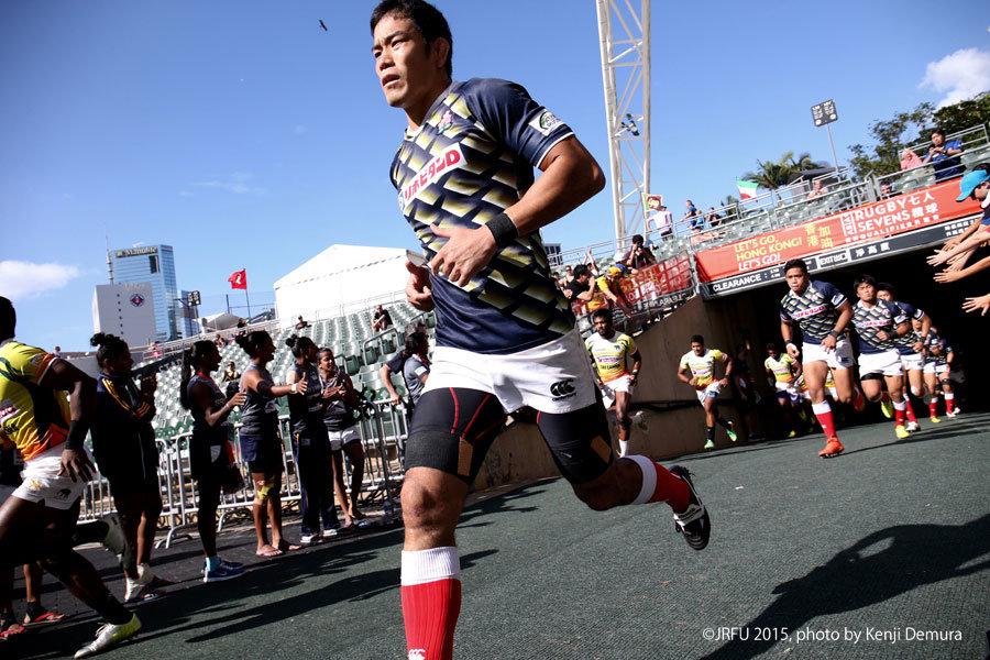 2015/11/7,8「7人制ラグビーアジア予選香港大会」カップ準決勝 男子セブンズ日本代表 vs スリランカ代表