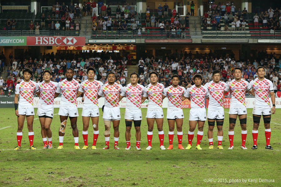 2015/11/7,8「7人制ラグビーアジア予選香港大会」カップ決勝 男子セブンズ日本代表 vs 香港代表