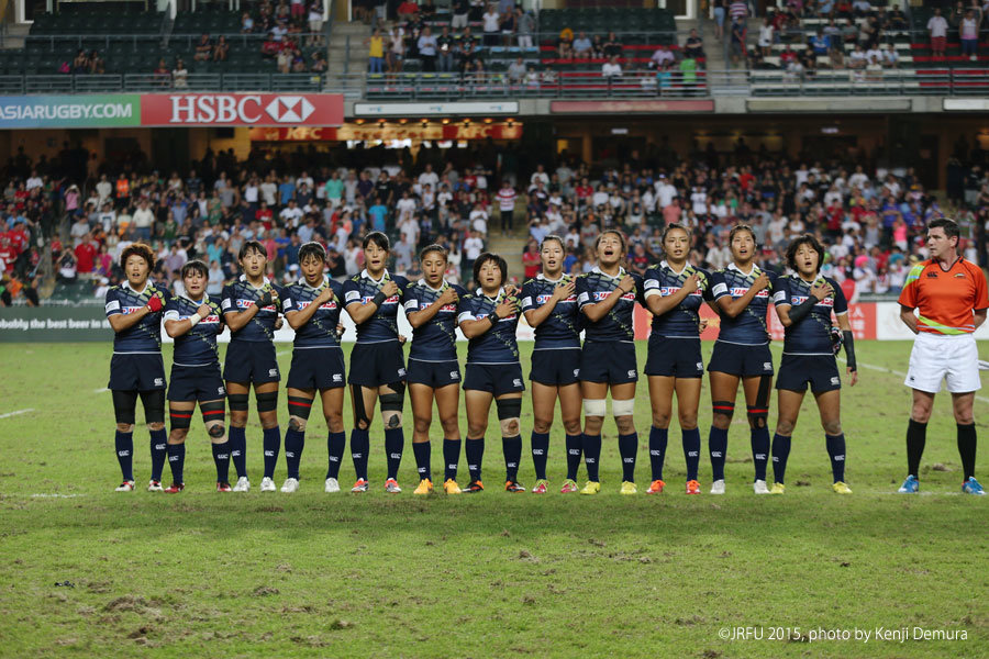 2015/11/7,8「女子7人制ラグビーアジア予選香港大会」決勝戦 サクラセブンズ vs カザフスタン代表