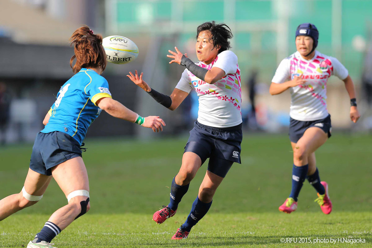 2015/11/28,29「女子7人制ラグビーアジア予選日本大会」第5戦 サクラセブンズ vs カザフスタン代表
