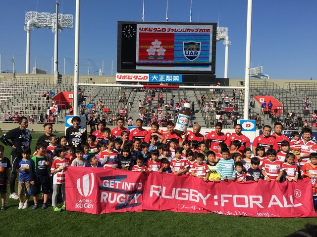 リポビタンＤチャレンジカップ2017「ファイト一発　親子ラグビーチャレンジ」を開催！～小学生の親子　40組80名の参加者募集～