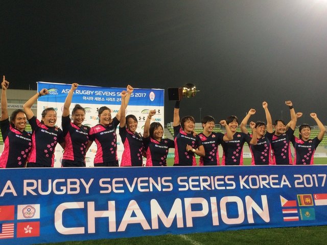 男女セブンズ日本代表「アジアラグビーセブンズシリーズ2017 韓国大会」第2日試合結果
