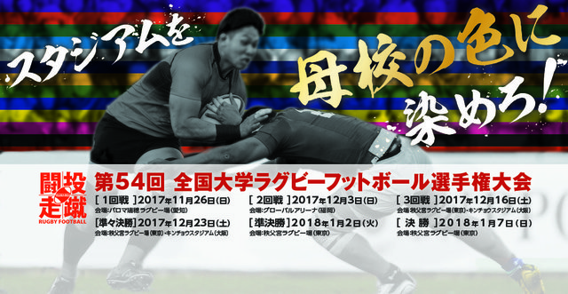 「第54回全国大学ラグビーフットボール選手権大会」チケット概要