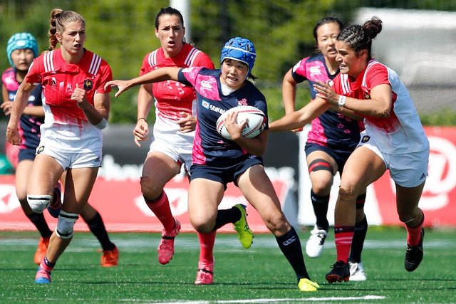 女子セブンズ日本代表「ワールドラグビー女子セブンズシリーズ2017-2018 第4戦 カナダ大会」第1日試合結果