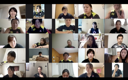 (8月4日更新) 女子15人制合同オンラインキャンプ レポート