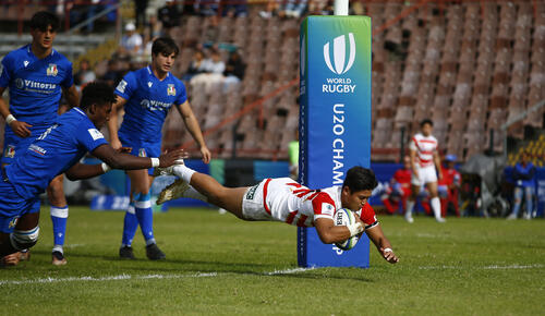 （7/15更新）U20日本代表「ワールドラグビーU20チャンピオンシップ」U20イタリア代表戦 試合結果のお知らせ