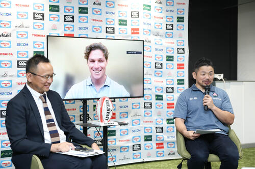 【大会コラム】田中史朗氏×マイケル・フーパー氏 レジェンドトークセッション~リポビタンDチャレンジカップ2025 日本代表 vs オーストラリア代表に向けて~