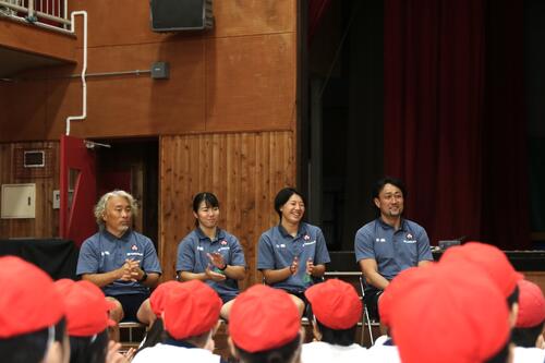 ラグビー元日本代表による小学校訪問事業 at 新宿区立戸塚第一小学校