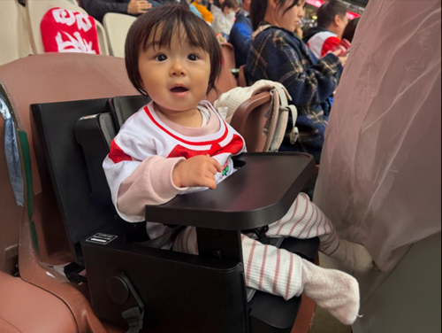 レポート:ポータブルチェア無料レンタルサービスの実施 (男子日本代表 / 国立競技場)