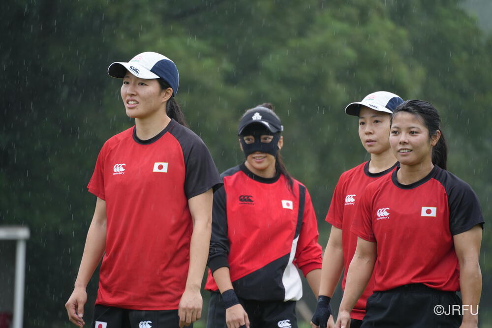 Japan Women's National Rugby Sevens Team 'Sakura Sevens' Holds Training Camp in Kumagaya