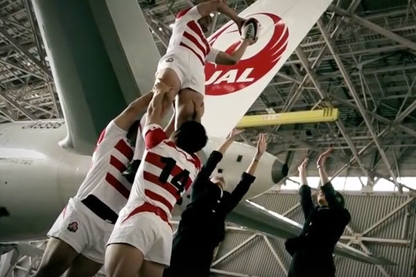 ラグビー日本代表がこんなところでラグビーを？！ J SPORTS × JALプロモーション動画