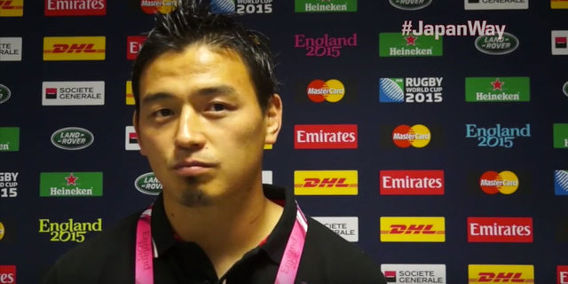 日本代表「ラグビーワールドカップ2015」南アフリカ代表戦直後 選手コメント