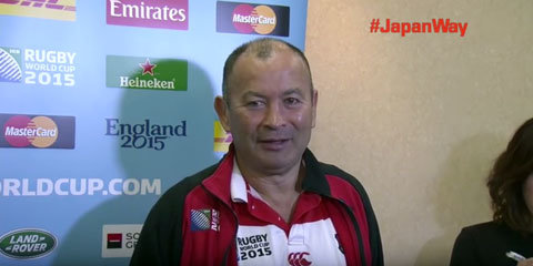 日本代表「ラグビーワールドカップ2015」スコットランド代表戦翌日 エディー・ジョーンズヘッドコーチ、五郎丸歩選手コメント