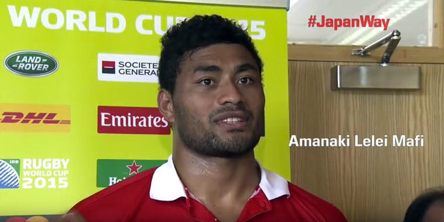 日本代表「ラグビーワールドカップ2015」マフィ選手、トンプソン選手、松島選手