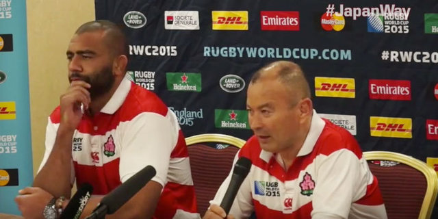 日本代表「ラグビーワールドカップ2015」アメリカ代表戦 試合登録メンバー発表会見