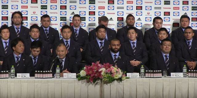 日本代表「ラグビーワールドカップ2015」帰国記者会見